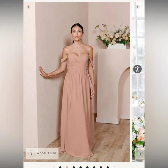 Kennedy chiffon cheap convertible dress